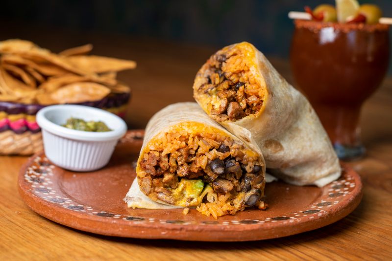 Tortilla chips and salsa bar