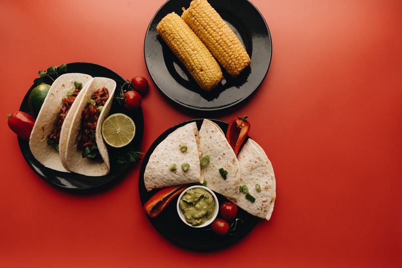 Costa Vida catering spread with fresh Mexican food